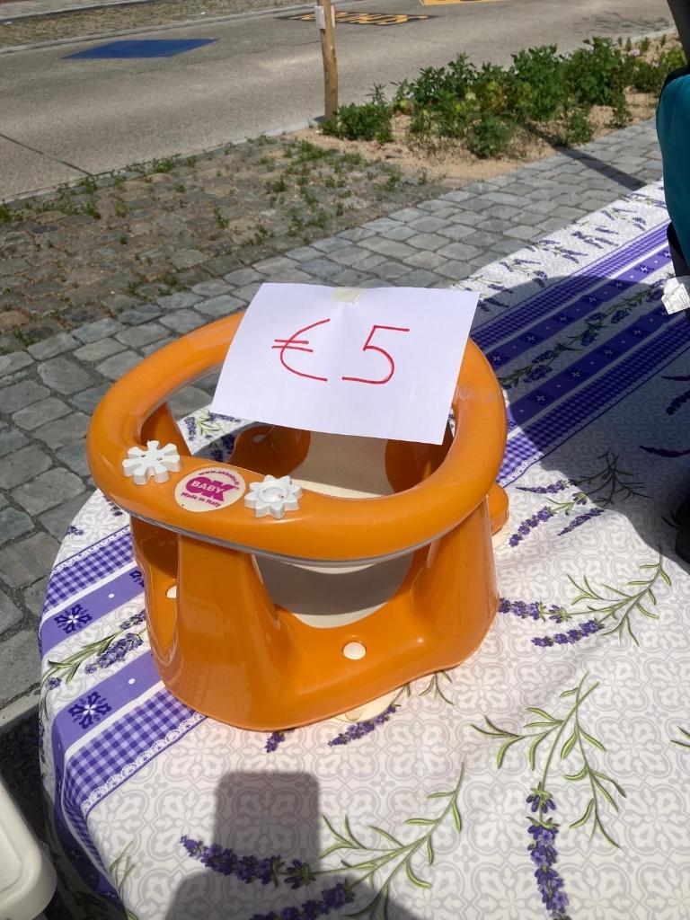 Babyzitje voor bad, Ophalen, Zo goed als nieuw, Badzitje of Badring, Standaard