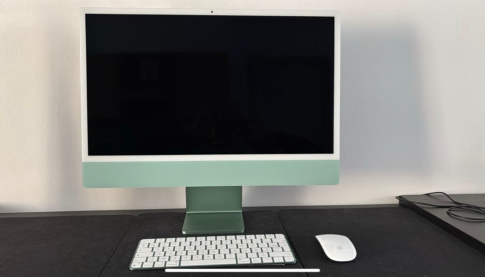 iMac 24 pouces M1 256 Go SSD - Vert menthe, Informatique & Logiciels, 8 GB, Enlèvement, SSD, Comme neuf