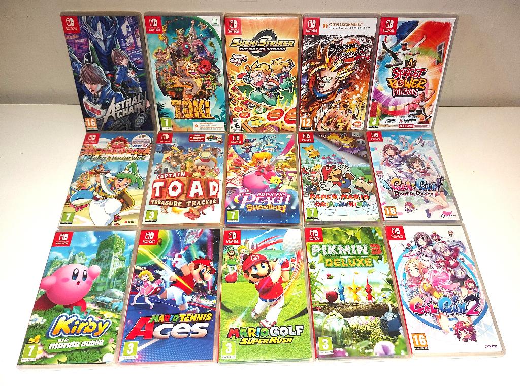 12 Nintendo Switch-spellen, Games en Spelcomputers, Avontuur en Actie, Gebruikt, Ophalen of Verzenden, 3 spelers of meer