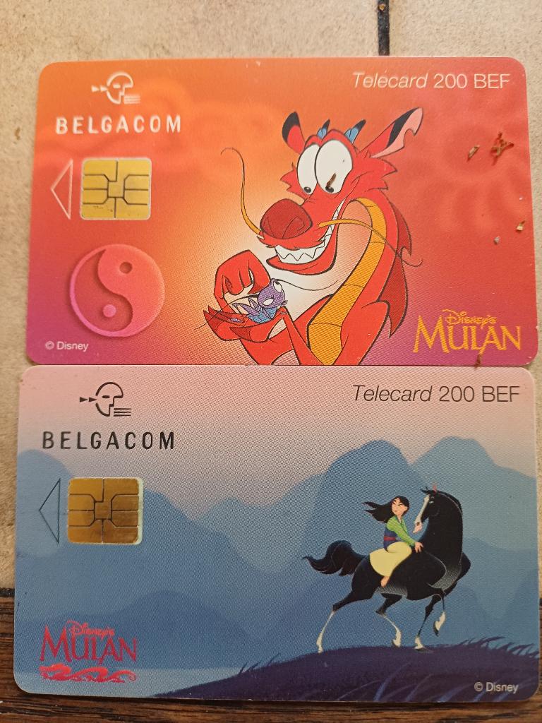 Carte Mulan, Collections, Enlèvement