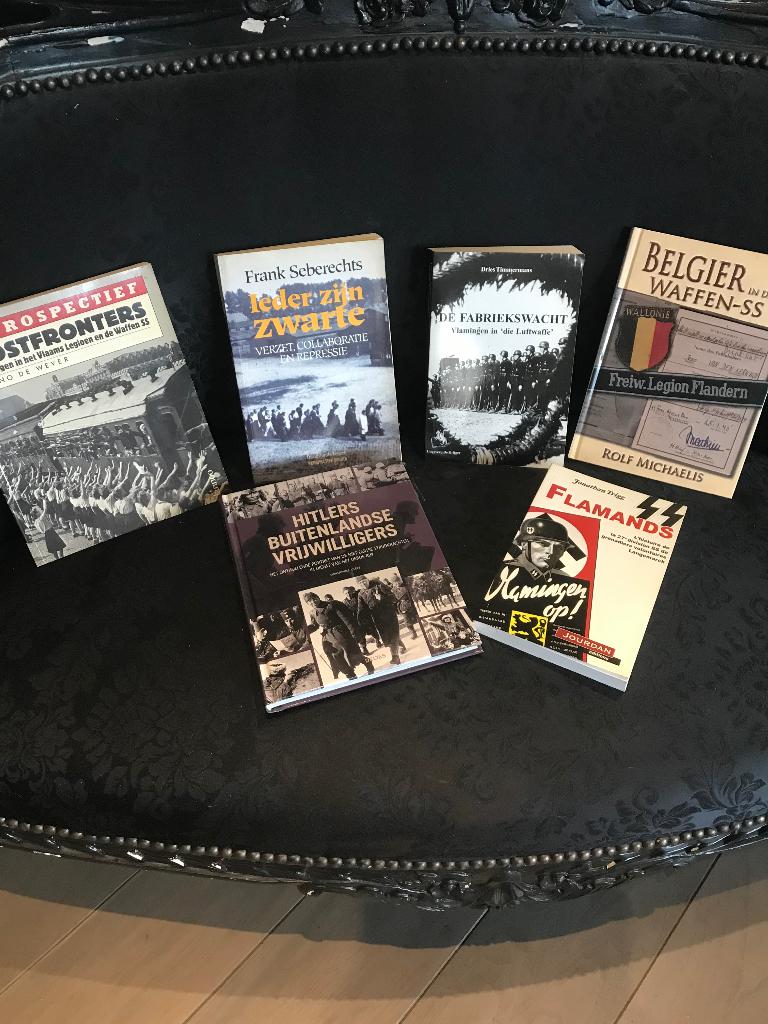 6 boeken Belgische collaboratie, Verzamelen, Ophalen of Verzenden