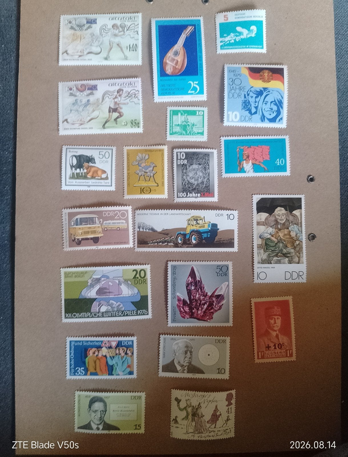 +-100 historiques de timbres, Enlèvement ou Envoi