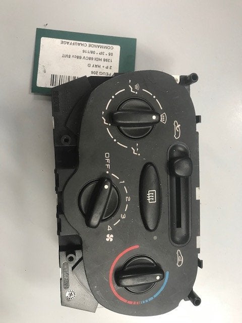 BEDIENINGSPANEEL VERWARMING 206 (2A / C/H/J/S) (99210), Auto-onderdelen, Kontakt-peugeot@peugeot.com, Gebruikt, Peugeot Deutschland GmbH