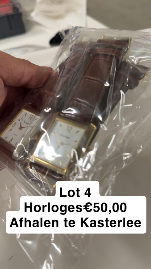 Mannen horloges, Ophalen, Polshorloge