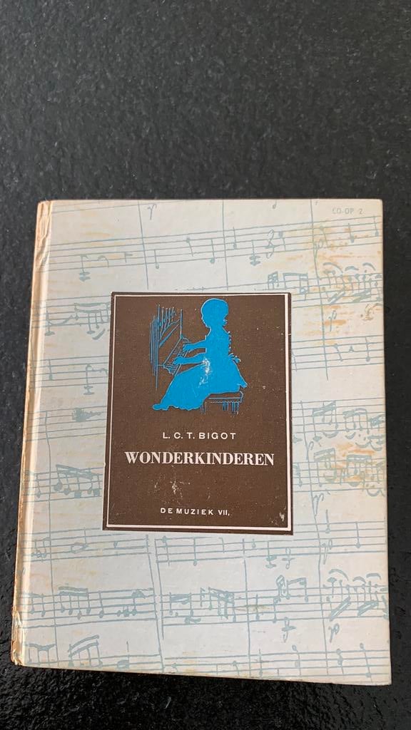 Wonderkinderen- zeer oud boek- 1938?-oud vlaams, Livres, Musique, Enlèvement, Utilisé, Général