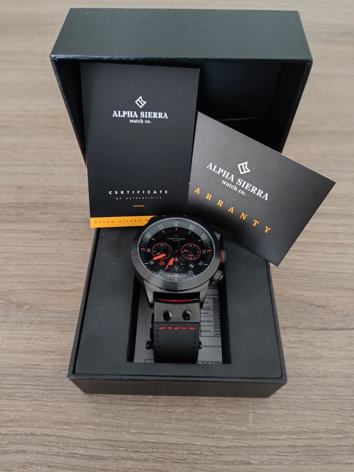 Horloge Alpha Sierra, Ophalen