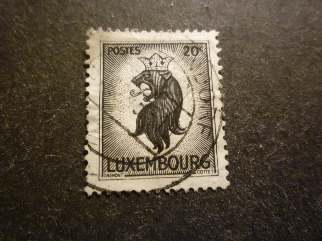 Luxemburg/Luxembourg 1945 Mi 388(o) Gestempeld/Oblitéré, Postzegels en Munten, Postzegels | Europa | Overig, Verzenden, Luxemburg