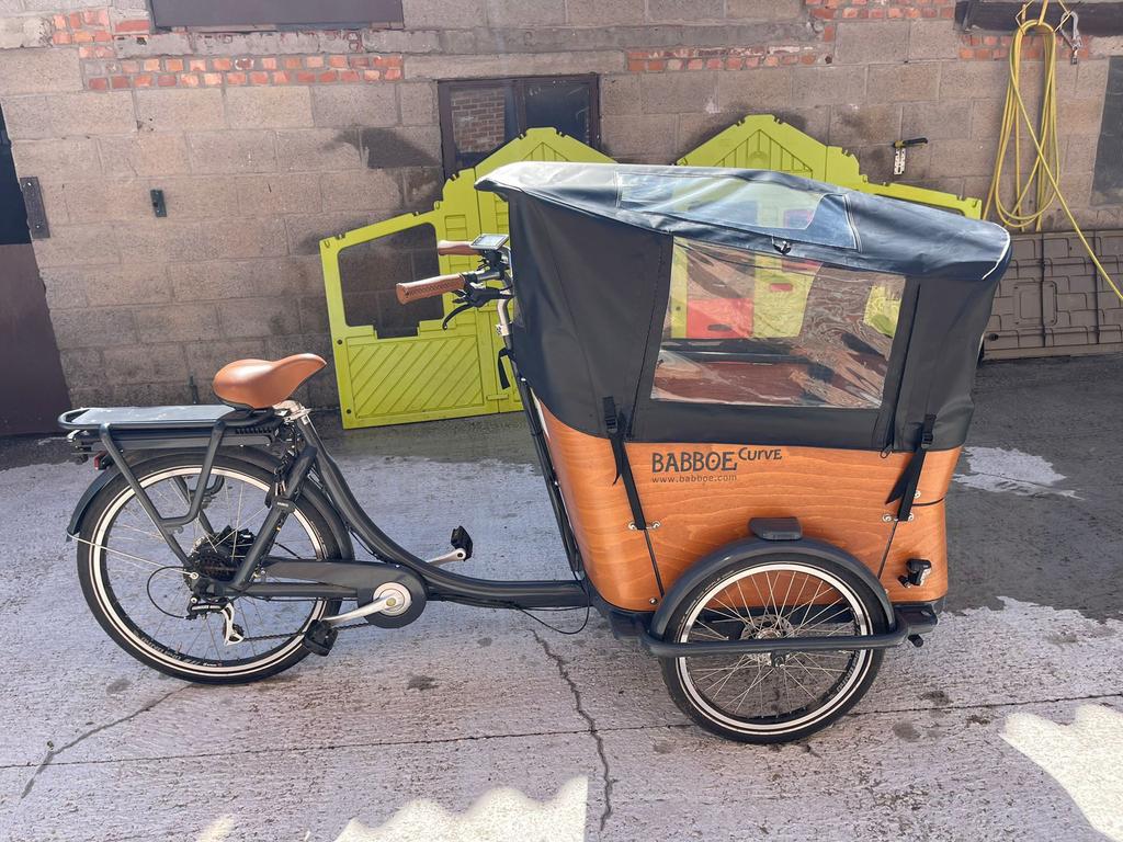 Babboe Curve Elektrische Bakfiets (361,9 km), Ophalen, Zo goed als nieuw, Elektrisch