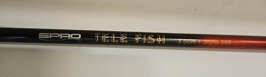 SPRO TELESCOPISCH KANTHENGELTJE VAN 3METER, Ophalen, Nieuw, Complete hengel