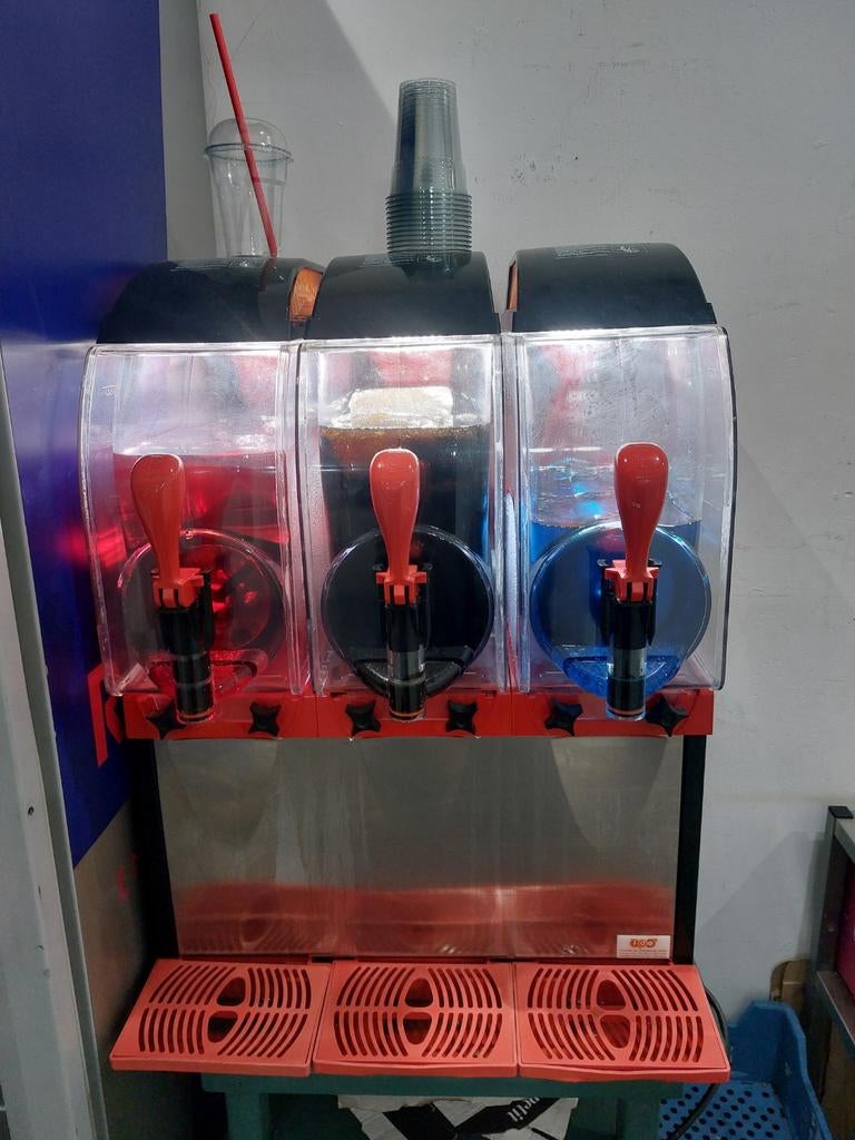 Slush machine 3+12 liter, Ophalen of Verzenden