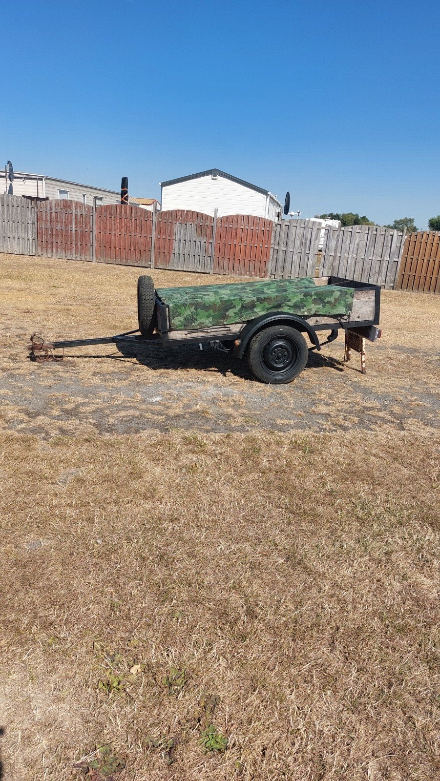 anhangwagen., Ophalen
