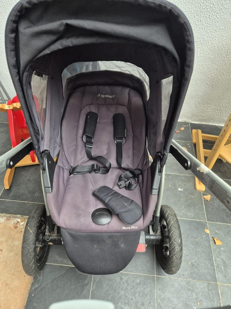 Maxicosy Mura Plus kinderwagen, Kinderen en Baby's, Kinderwagens en Combinaties, Gebruikt, Verstelbare duwstang, Maxi-Cosi, Ophalen