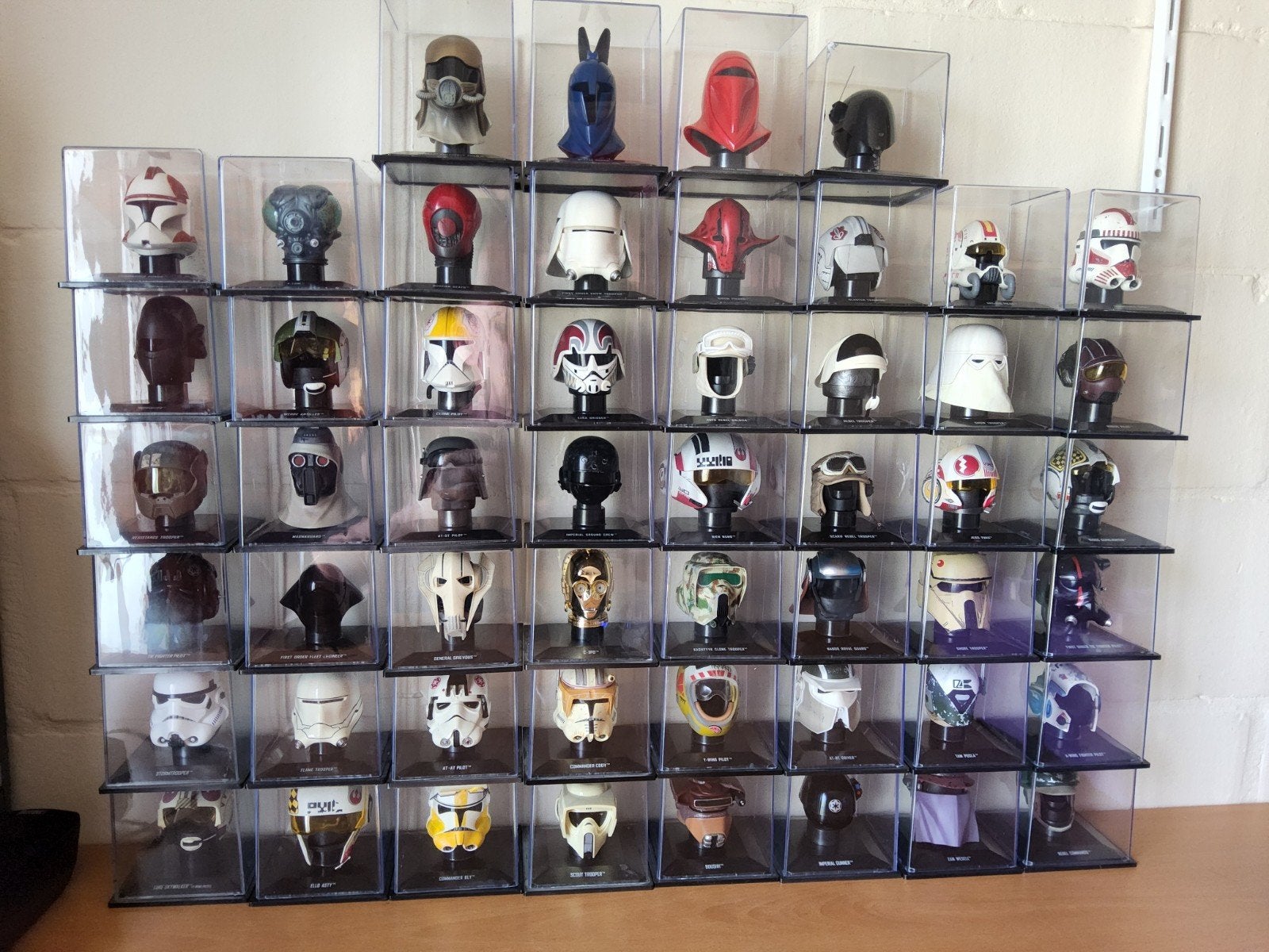 52 verschillende helmen Star Wars, Verzamelen, Star Wars, Ophalen of Verzenden