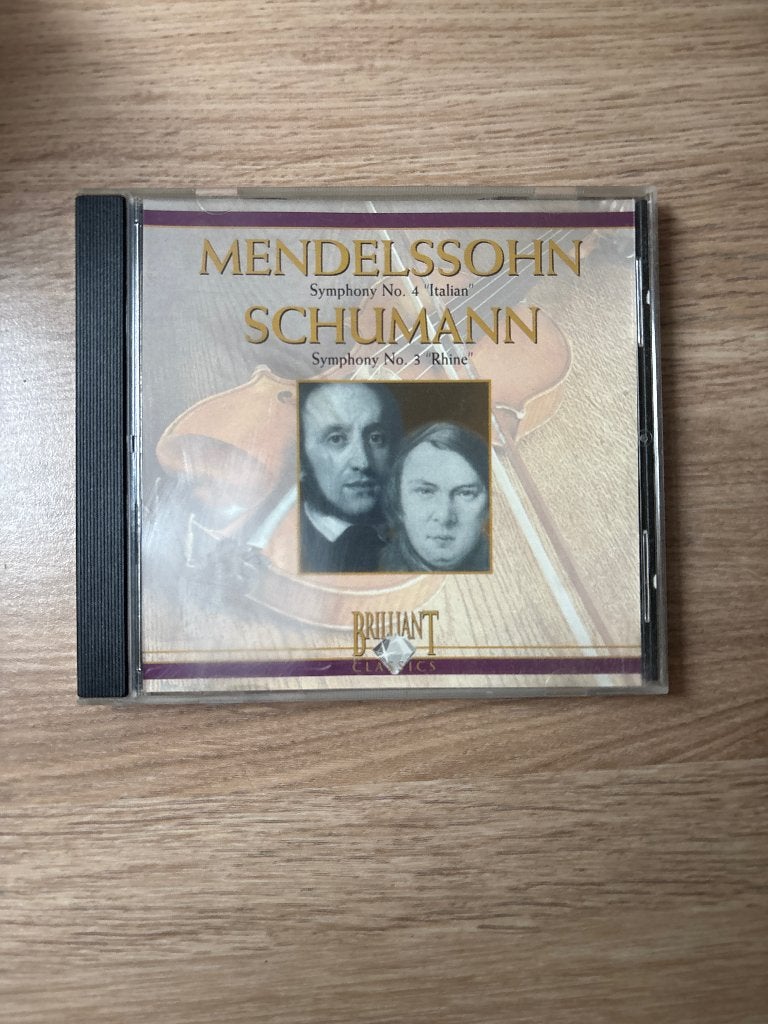 Cd Mendelssohn Shumann, Enlèvement, Utilisé, Mendelssohn