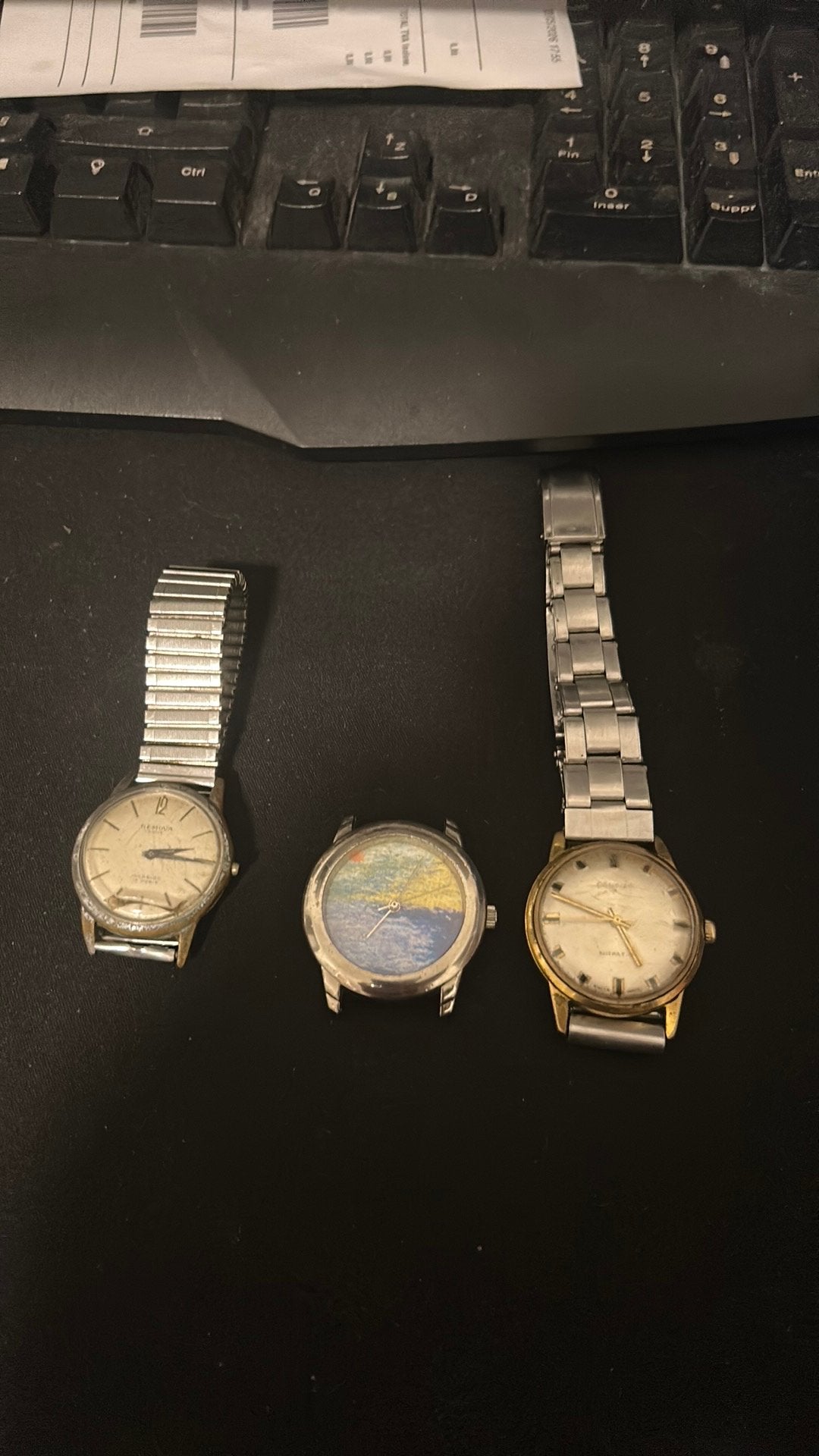 Lot de 3montres vintage, Ophalen, Zo goed als nieuw