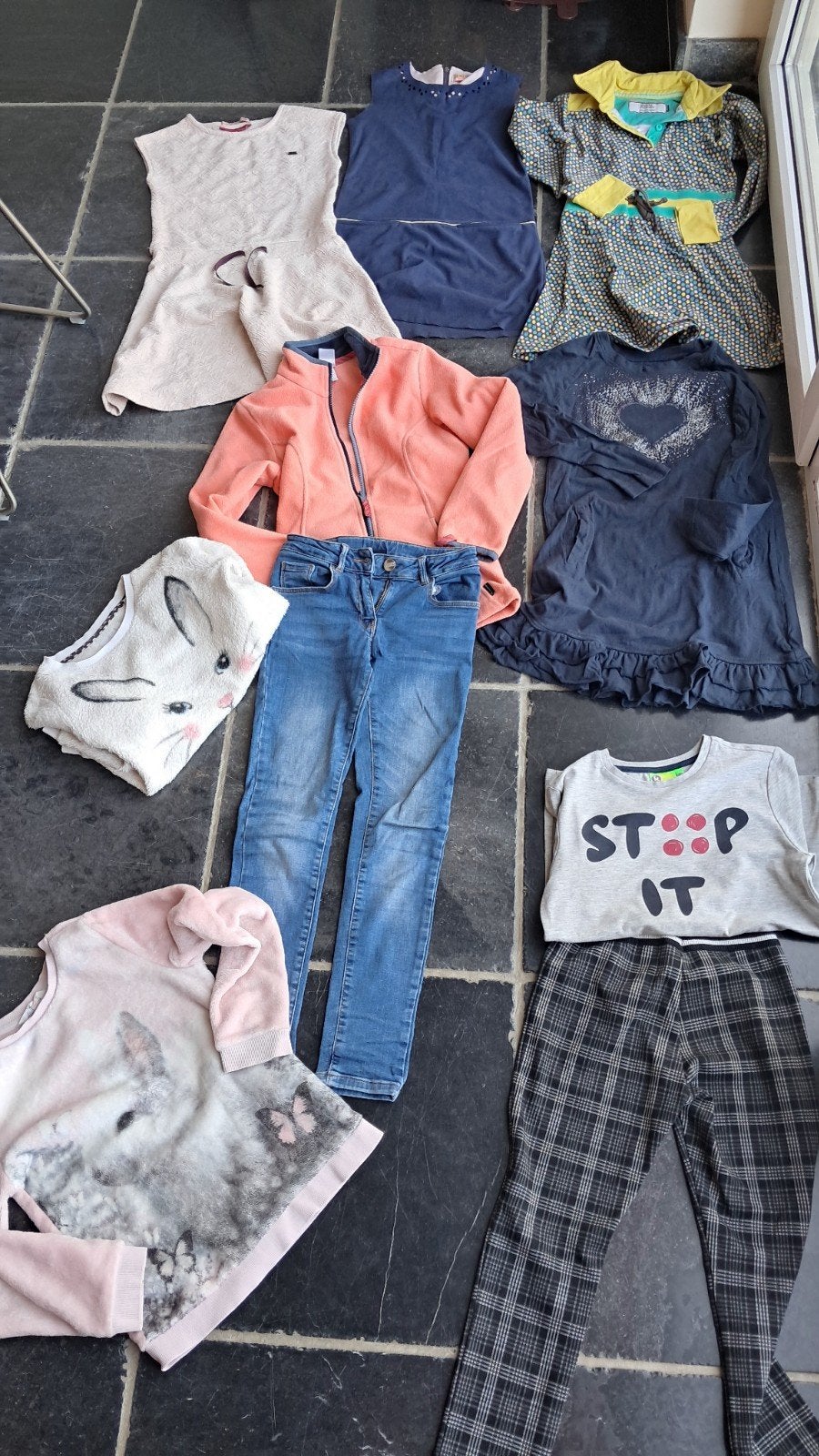 10 delig winter pakket maat 134, Kinderen en Baby's, Kinderkleding | Maat 134, Ophalen of Verzenden, Zo goed als nieuw, Meisje