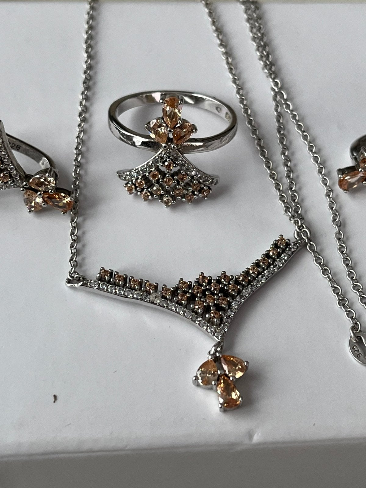 Zilveren set 925, Ophalen of Verzenden, Zo goed als nieuw