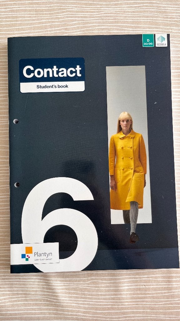 Schoolboek: Contact 6 - leerwerkboek - Nieuw, Livres, Livres scolaires, Neuf, Plantyn, Anglais, Enlèvement