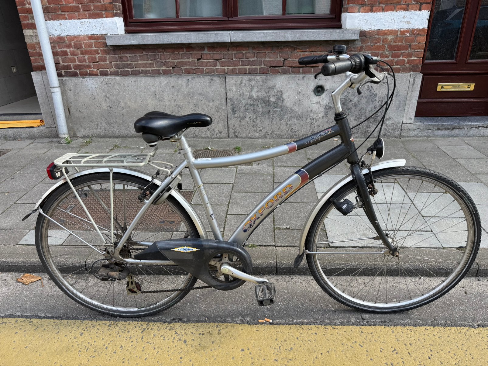 Oxford Nevland Conford Bike jongen een heren fiets, Gebruikt, Vering, 49 tot 53 cm, Schijfrem