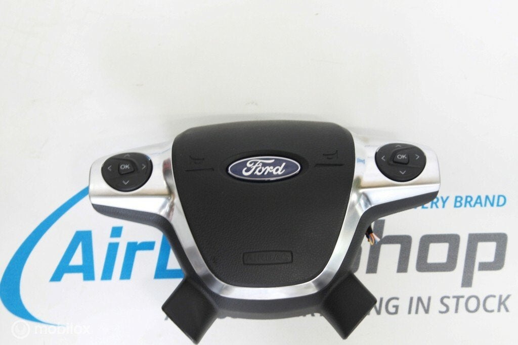 Stuur airbag zwart Ford Custom (2012-heden)