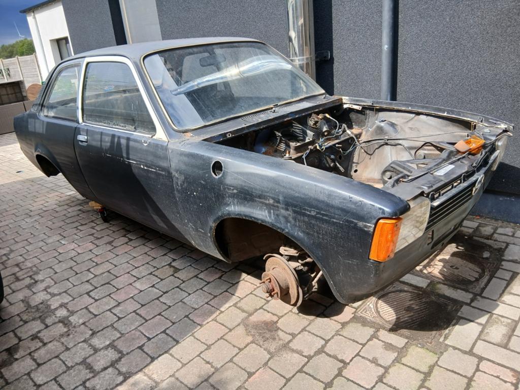 Lege kas Kadett c2 1200cc, Enlèvement