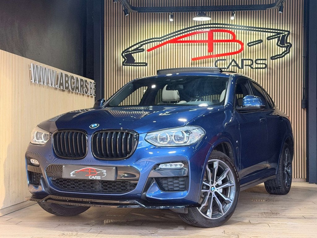 BMW X4 2.0iA xDrive20 * PACK M PERFORMANCE / LOOK X4M * GARA, Auto's, Automaat, Gebruikt, 4 cilinders, Blauw