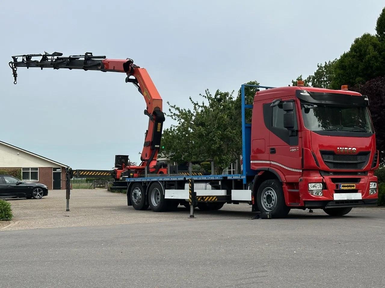 Iveco Stralis 420 !KRAAN/CRANE/GRUE/ Palfinger 42TM! RADIO R, Automaat, Iveco, Bedrijf, 420 pk