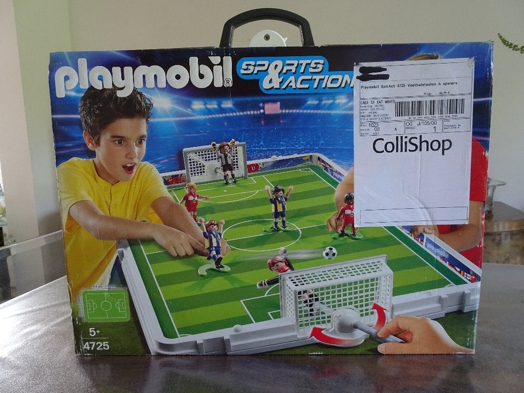 Playmobil 4725 football + joueurs supplémentaires, Enlèvement ou Envoi, Comme neuf, Kit complet, Autres types