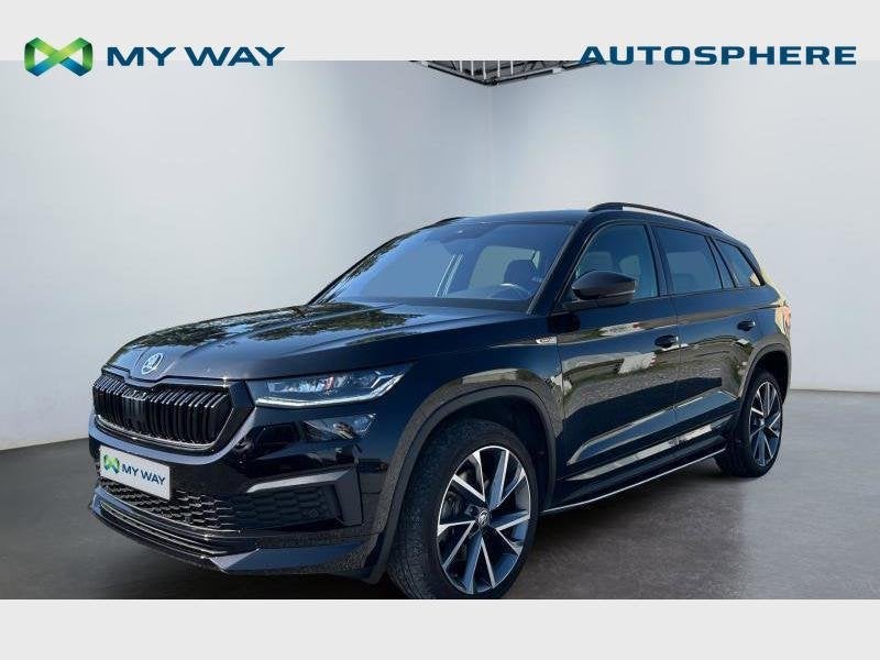 Skoda Kodiaq Kodiaq 2.0 CR TDi Sportline II 7pl. DSG, Auto's, Automaat, Zwart, Kodiaq, SUV of Terreinwagen