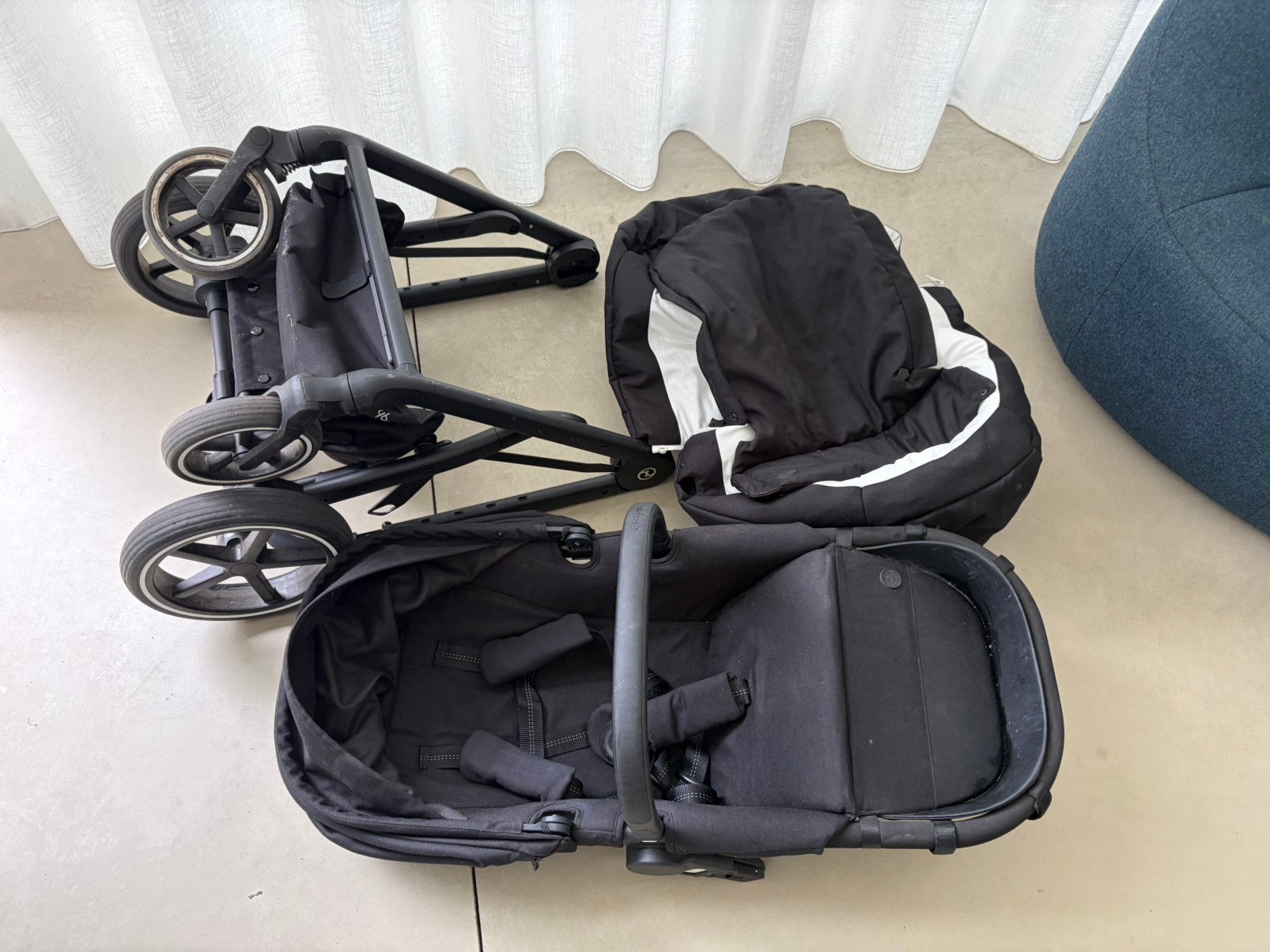 Cybex Balios S - incl buggy en reiswieg, Kinderen en Baby's, Kinderwagens en Combinaties, Gebruikt, Combiwagen, Met reiswieg, Ophalen