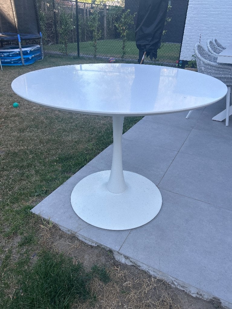 Tafel wit - gratis op te halen, Ophalen, Gebruikt, 50 tot 100 cm, 100 tot 150 cm
