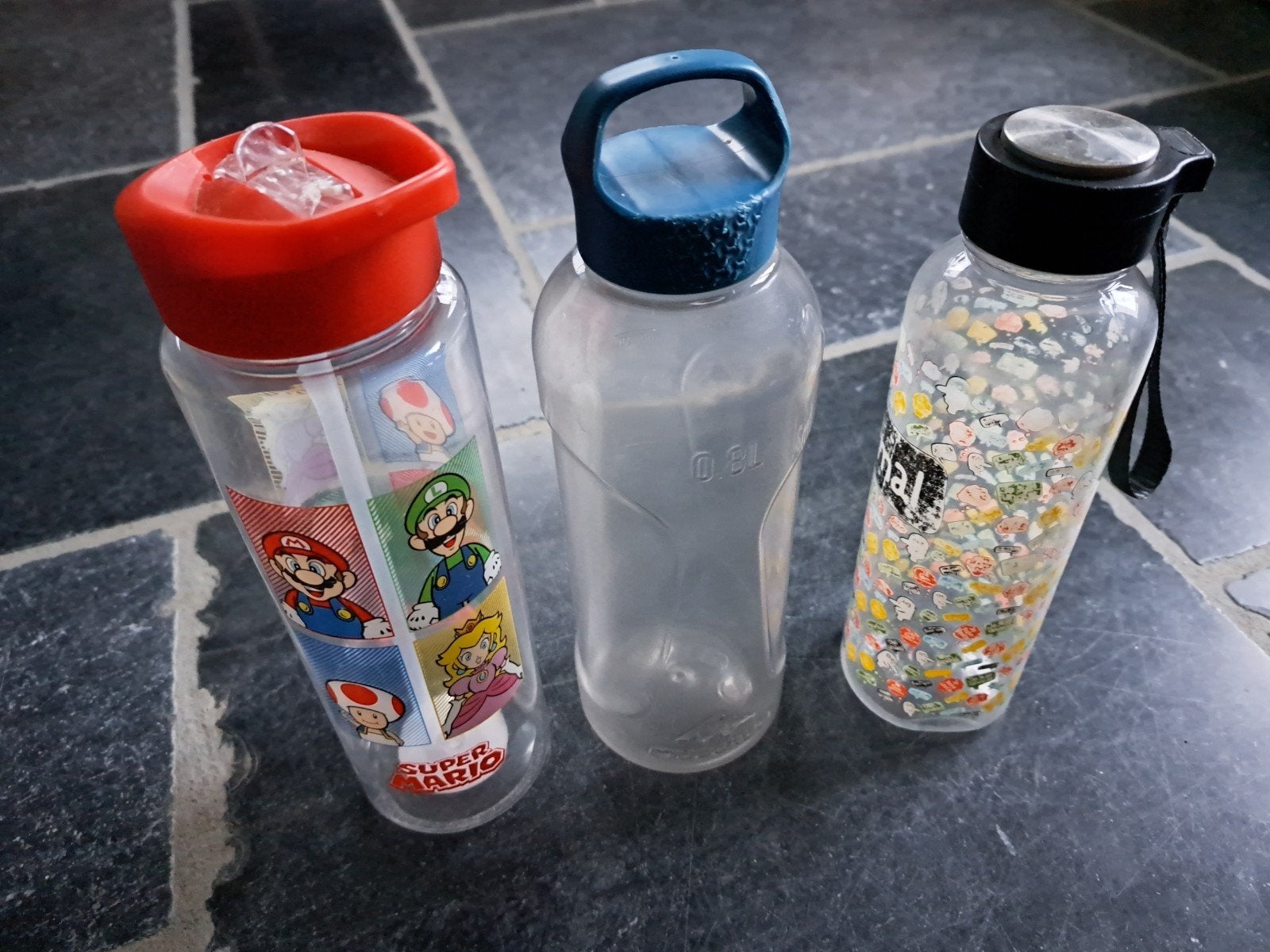 3 drinkflessen, Sport en Fitness, Ophalen, Gebruikt