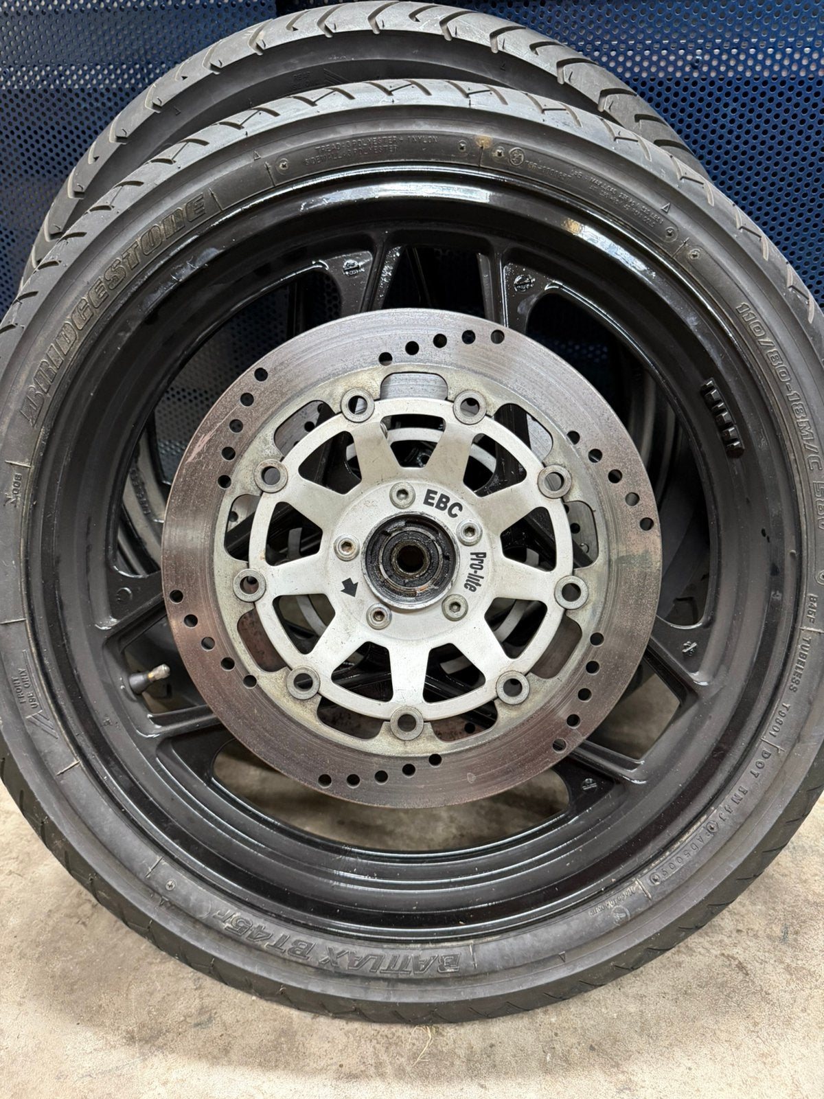 Suzuki GSXR Slabby Slabside 18” velgen, Motoren, Ophalen