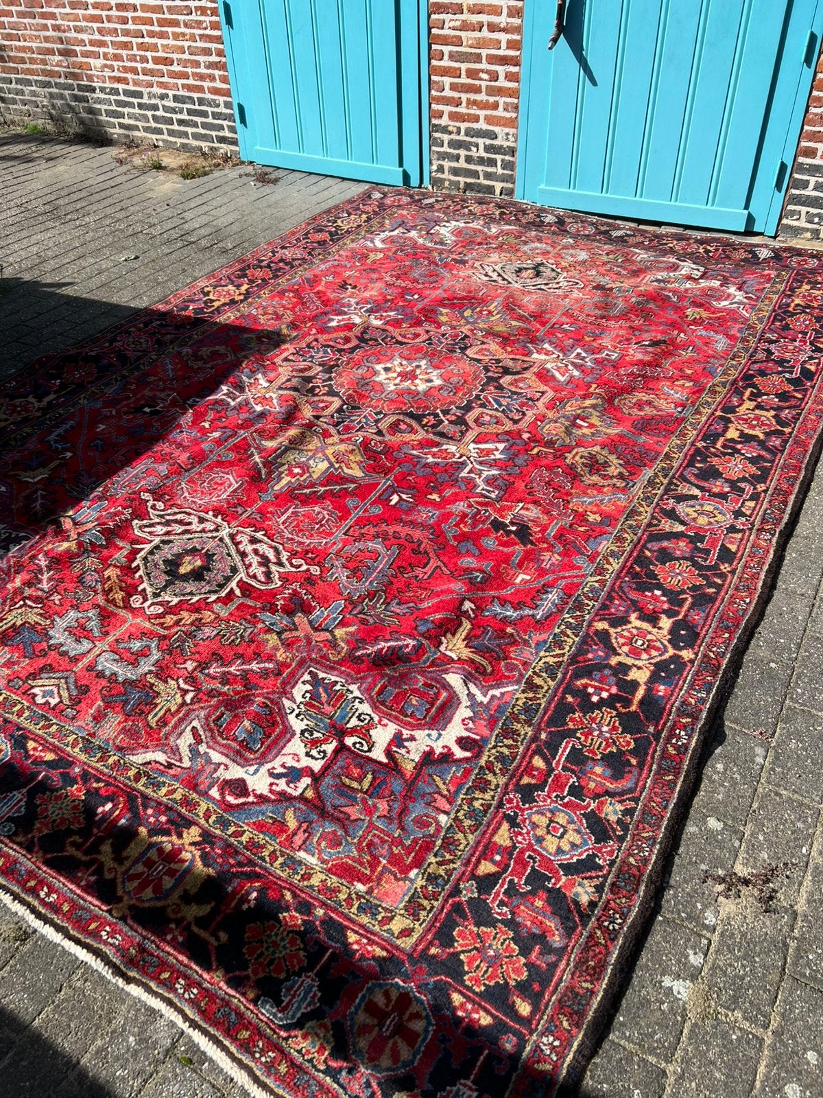Perzische tapijt, Ophalen, Gebruikt, Perzisch, 200 cm of meer