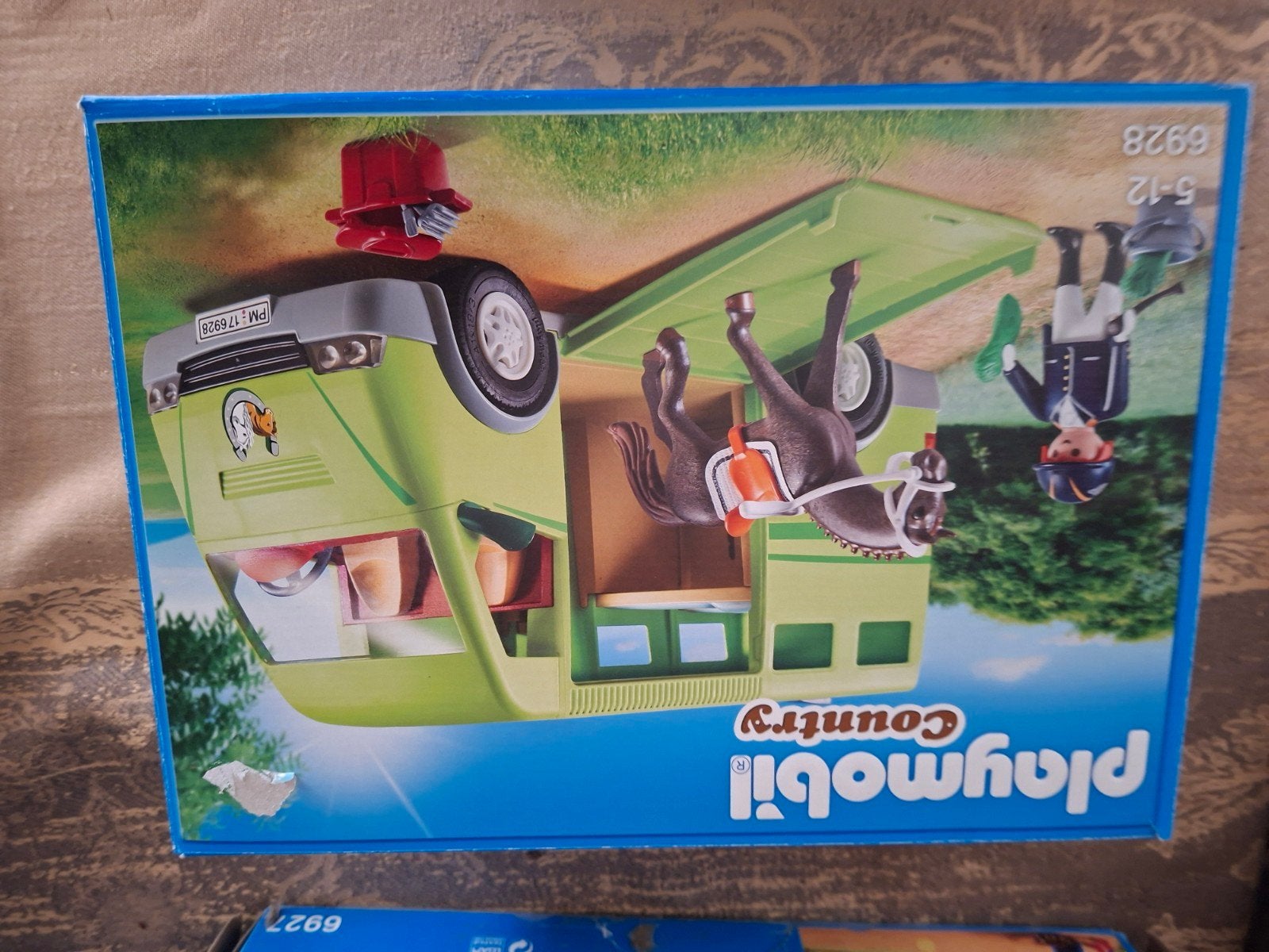 playmobil paarden trailer, Ophalen, Complete set, Voertuig, Zo goed als nieuw