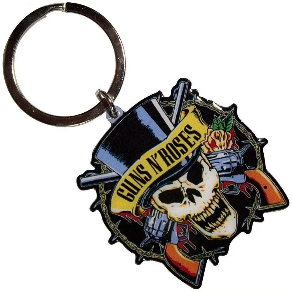 Guns N Roses - Top Hat - Sleutelhanger officiële merchandise, Ophalen of Verzenden, Nieuw