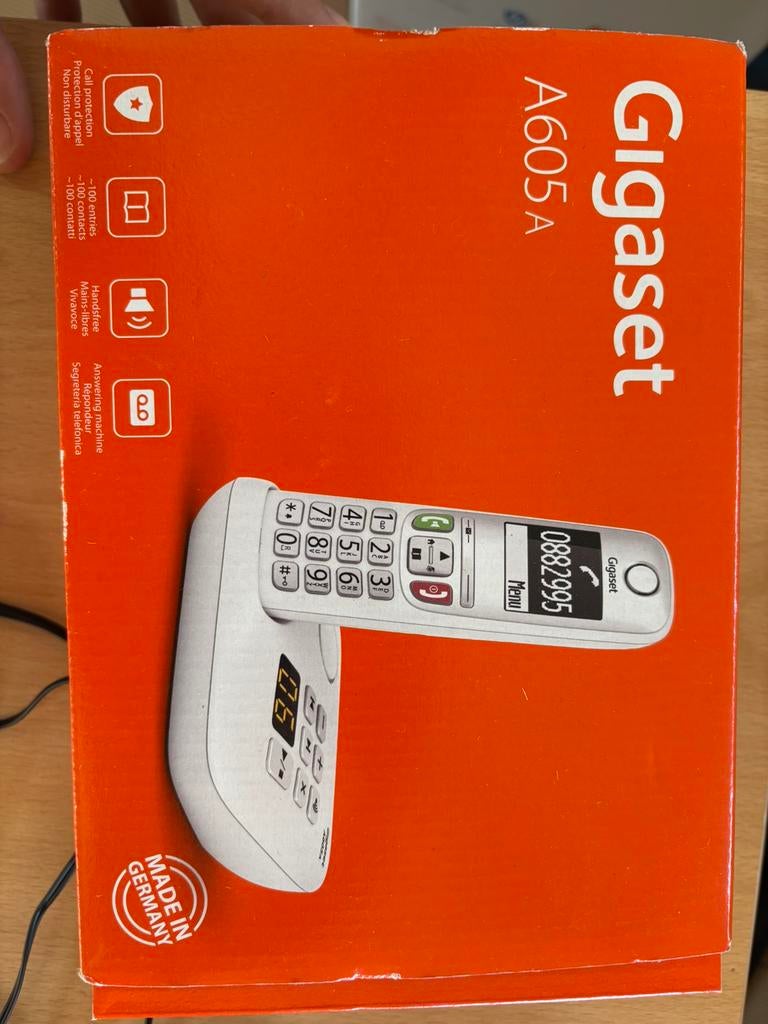 Téléphone fixe Gigaset A605a, Enlèvement, Utilisé