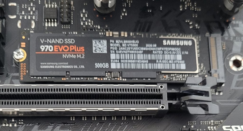 Samsung 970 EVO Plus M.2 NVMe 500GB SSD, Ophalen, SSD