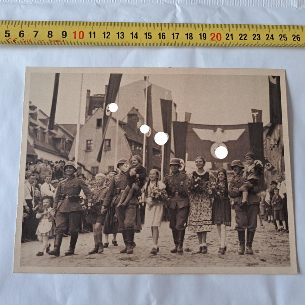 Persfoto Duitse intocht Asch 1938, Ophalen of Verzenden