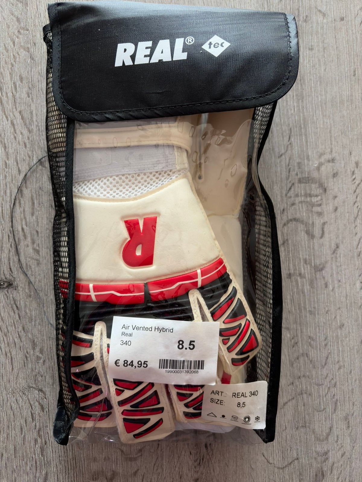 Real Air vented Hybrid keepershandschoenen, Sport en Fitness, Ophalen, Nieuw, Handschoenen