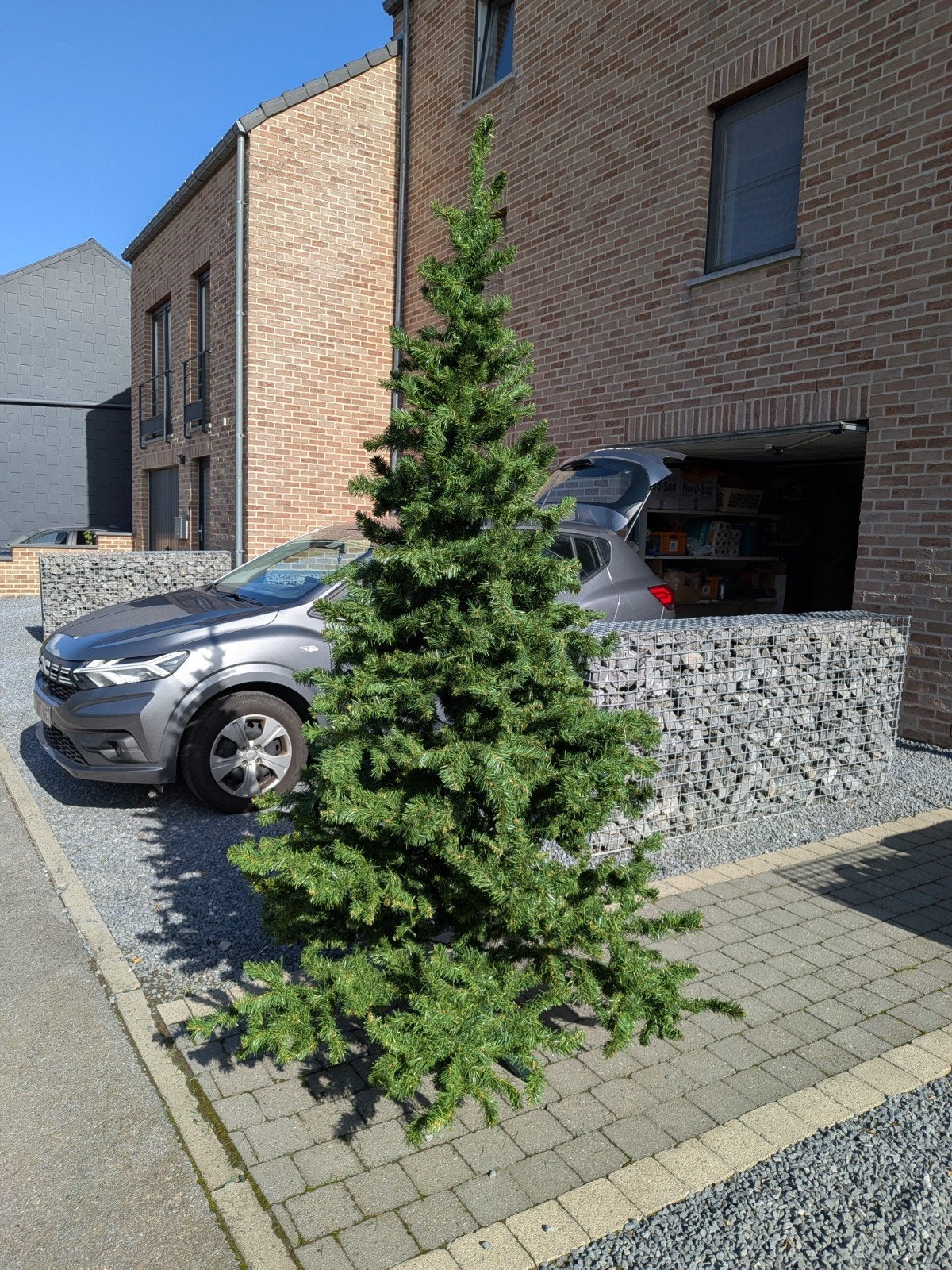 sapin de Noël vert 2,50 m, Maison & Meubles, Enlèvement, Comme neuf
