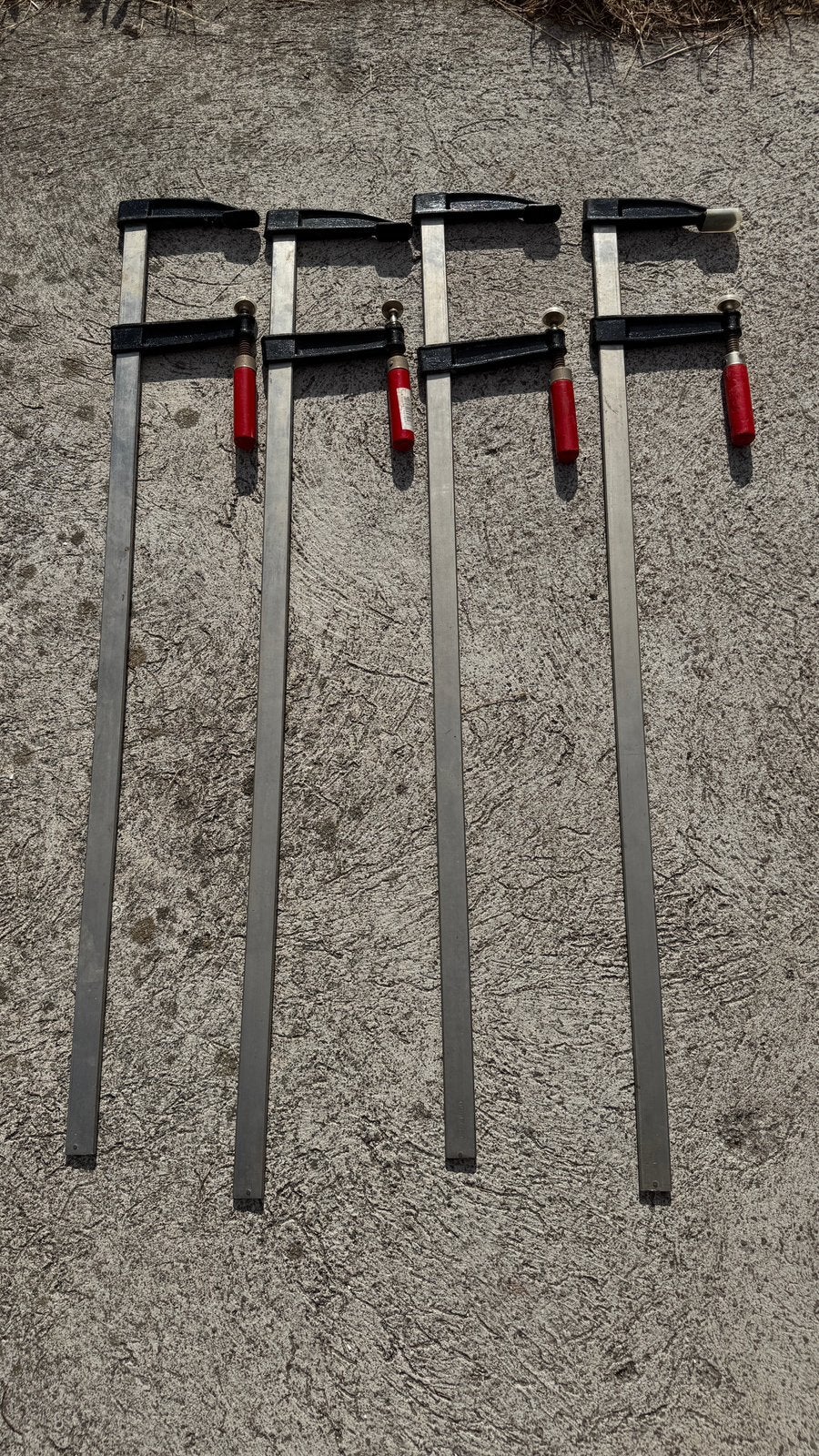 Lot de 4 grands serre-joints 1m (120x1000), Enlèvement, Comme neuf