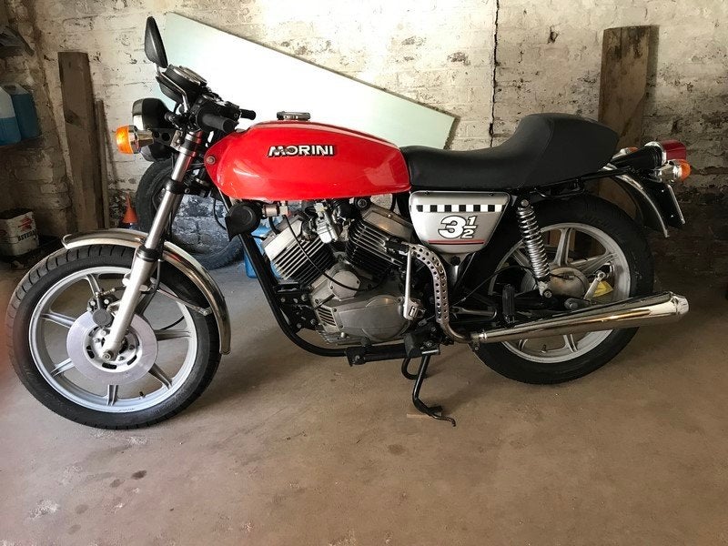 Morini 3 1/2 Sport à échanger, 350 cm³, 2 cylindres, Permis Moto A2 minimum, 12 à 35 kW