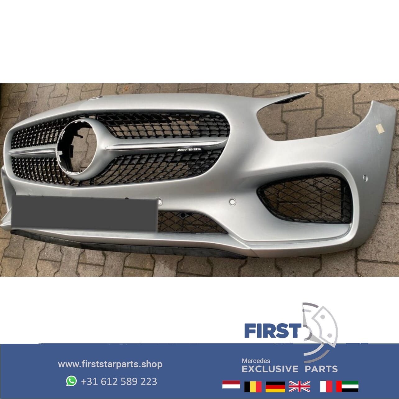 W190 AMG GT BUMPER COMPLEET Mercedes GT GTC GTS AMG VOORBUMP, Autos : Pièces & Accessoires, Utilisé, -, Avant, -