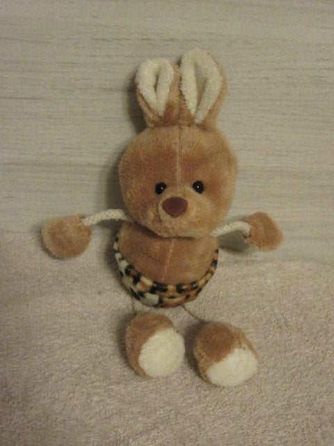 knuffeltje : grappige konijn - pluche  - knuffel, Kinderen en Baby's, Overige merken, Overige karakters, Konijn, Ophalen of Verzenden