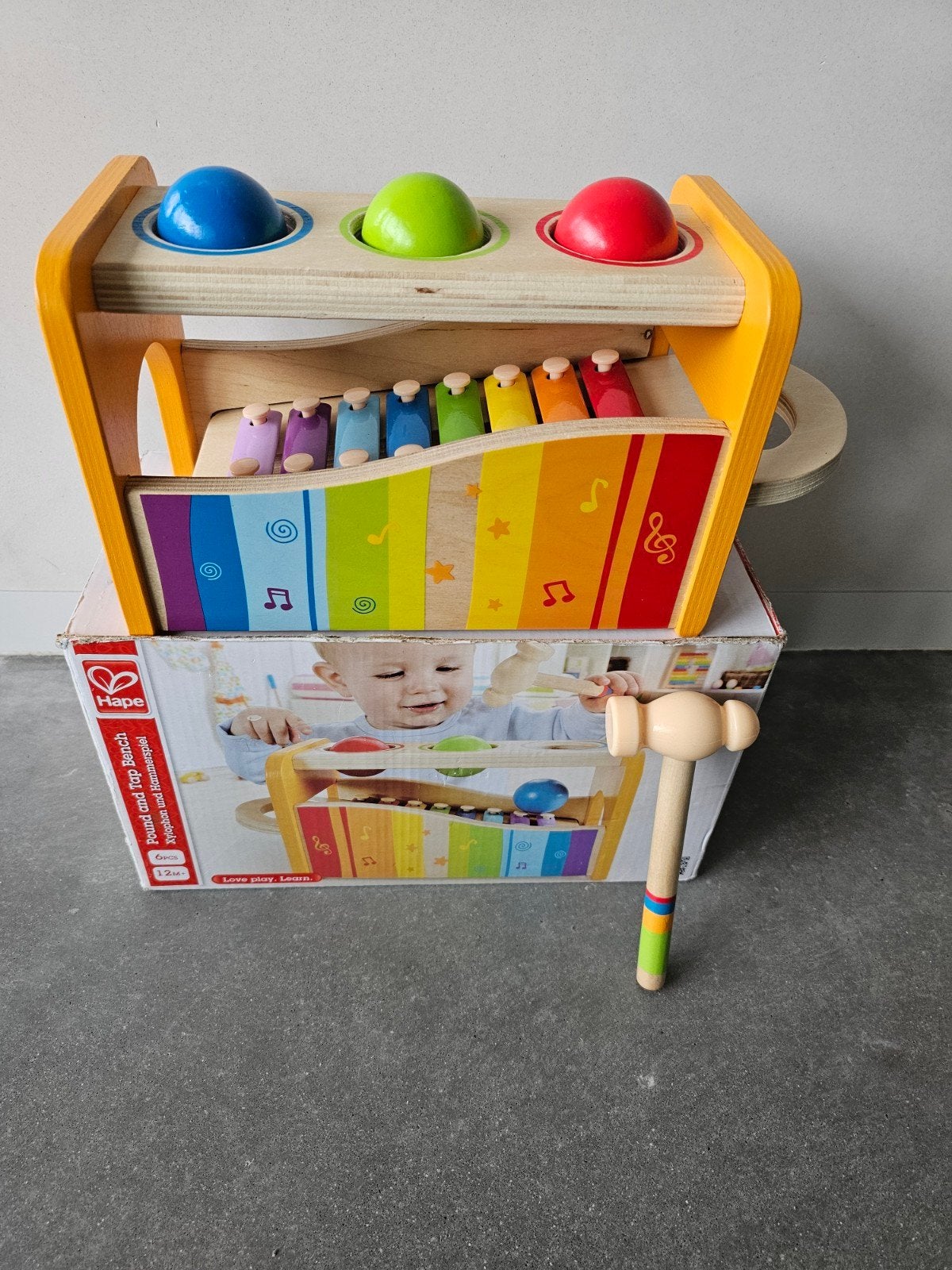 Hape hamerbank met xylofoon, Ophalen, Zo goed als nieuw, Overige typen