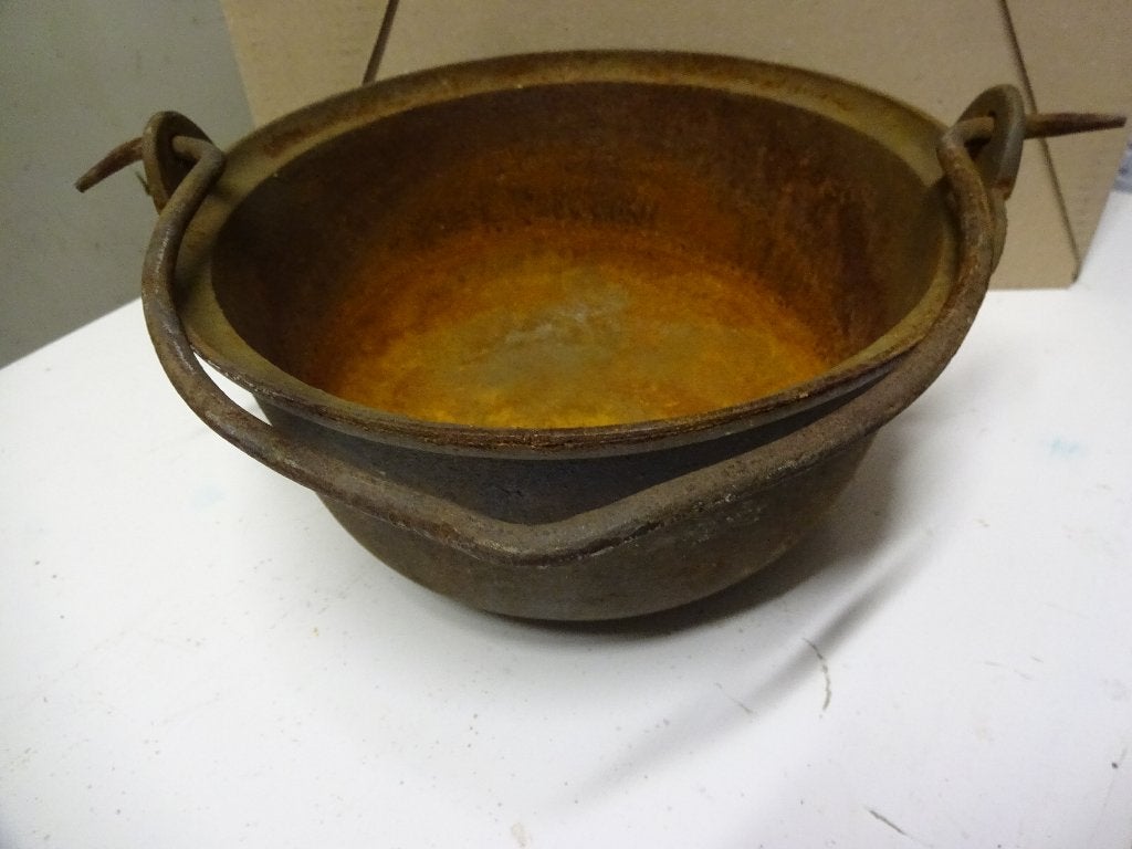 Marmitte casserole fonte vintage, Maison & Meubles, Enlèvement, Utilisé, Casserole, Fonte