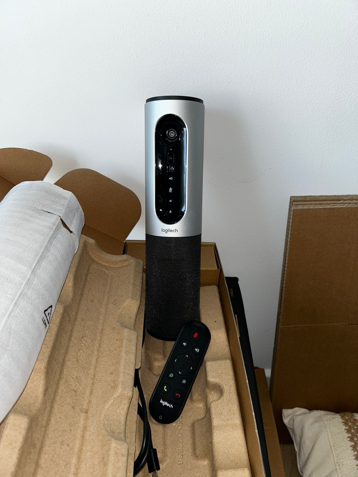 Logitech conferencescam connect gris  50 cm, Enlèvement, Neuf