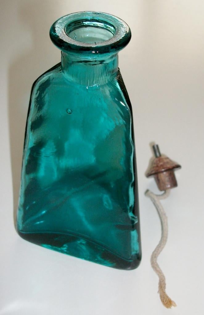 Te koop: Nieuw!! Leuke groene olie lamp., Enlèvement, Neuf