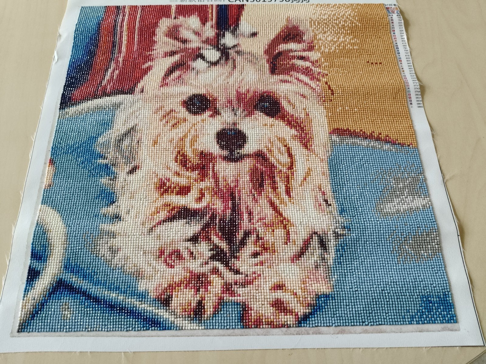 diamant Paint gemaakt hond, Hobby en Vrije tijd, Overige Hobby en Vrije tijd, Ophalen